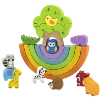 Настольная игра Insportline Rainbow Balancing Blocks 1+/ Логическая игра