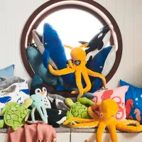 Jucărie moale Ikea Animals Blavingad 3+ / Green photo 8