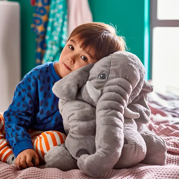 Мягкая игрушка Ikea Animals Jattestor  3+ / Серый photo 2