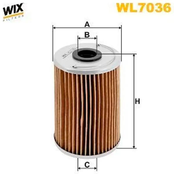 Filtru de ulei Wix Filters WL7036 WX-WL7036 photo 3 Filtru de ulei Wix Filters WL7036 WX-WL7036 photo 3