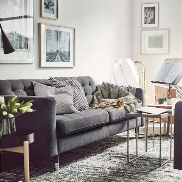 Диван Ikea Landskrona (5310922) Полиэстер / Тёмно-серый photo 4