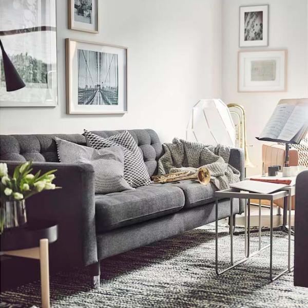 Диван Ikea Landskrona (5310922) Полиэстер / Тёмно-серый photo 4