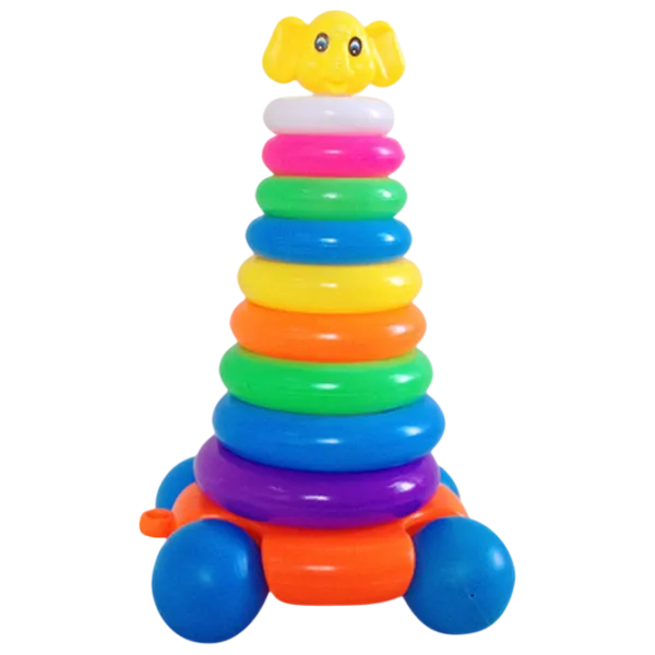 Развивающий набор New World 9-ring pyramid 1+/ Логическая игра photo 1