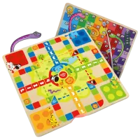Joc de masă Tooky Toy 2 in 1 Ludo Snakes 3+/ Ludo photo 2