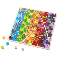 Joc de masă Tooky Toy 2 in 1 Ludo Snakes 3+/ Ludo photo 3