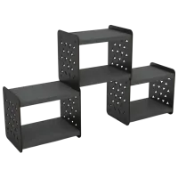 Etajeră Magnus Qutus  43 x 78 x 18 cm / PAL / Anthracite