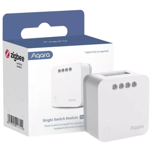 Controller inteligent Aqara Module T1 (no Neutral) White photo 5