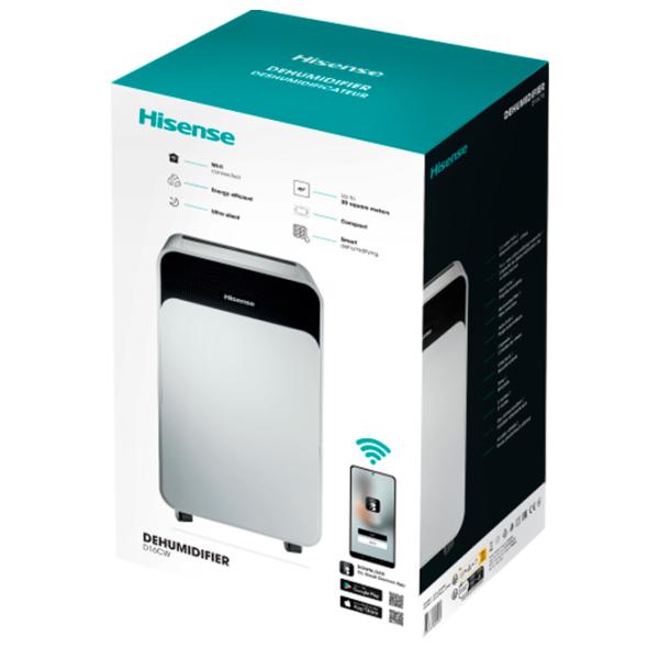 Uscător de aer Hisense D16CW Pe podea / White photo 5
