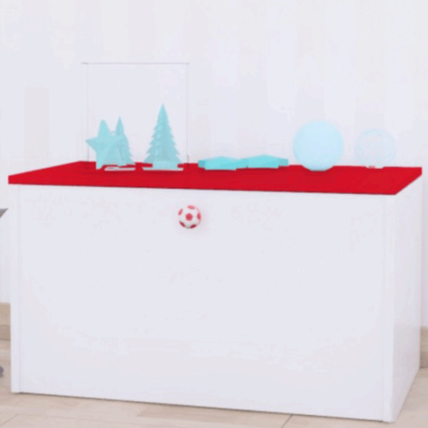 Set de mobilă pentru copii Happy Babies Mix 39 White Red / unisex photo 4