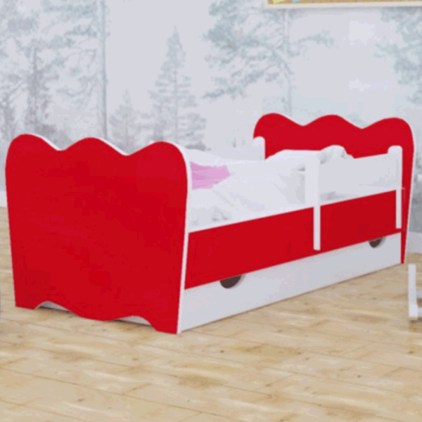 Set de mobilă pentru copii Happy Babies Mix 39 White Red / unisex photo 5