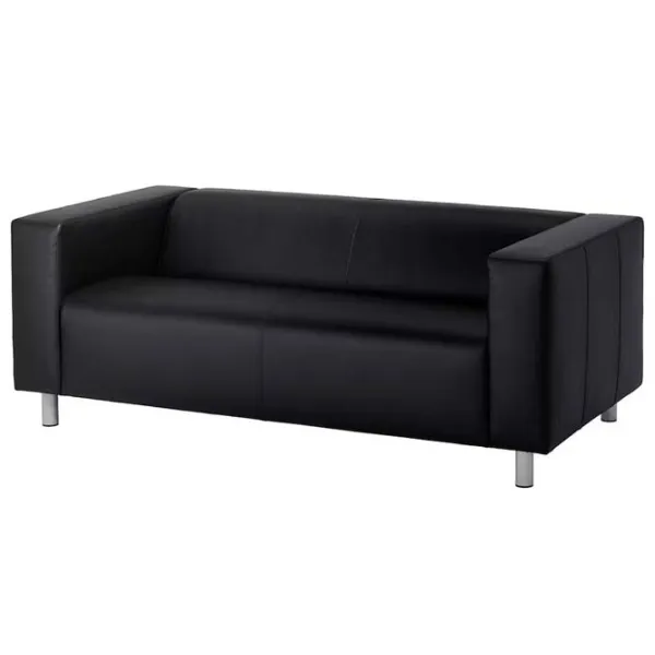 Canapea Ikea Klippan (5285977) Piele artificială / Black photo 1