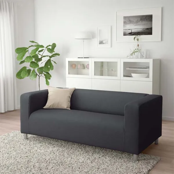 Canapea Ikea Klippan (5285980) Poliester / Gray photo 3