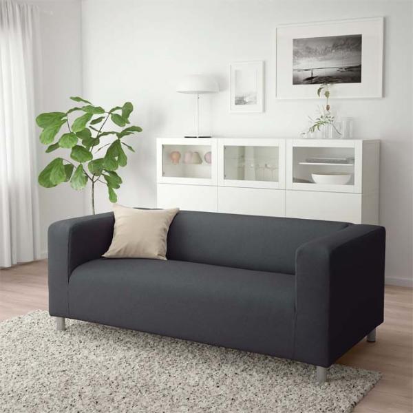 Canapea Ikea Klippan (5285980) Poliester / Gray photo 3