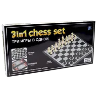Joc de masă New World 3in1 Chess Set 5+/ Narde