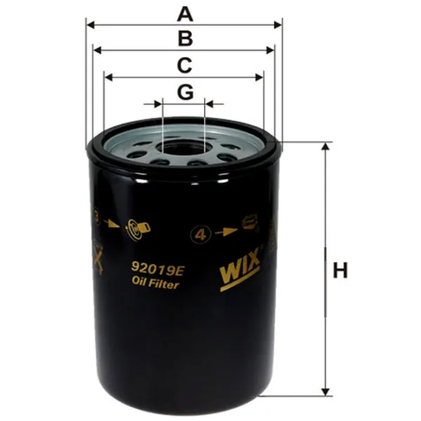 Масляный фильтр Wix Filters 92019E WX-92019E photo 3