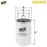 Filtru de ulei Wix Filters 92095E WX-92095E photo 2