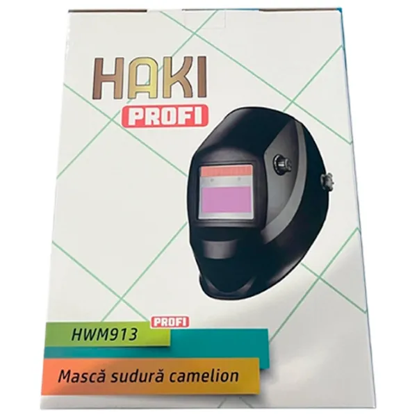 Masca pentru sudat Haki HWM913 Black / 1 photo 3 Masca pentru sudat Haki HWM913 Black / 1 photo 3
