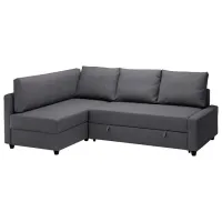 Canapea de colț Ikea Friheten/Klagshamn (5527871) Stofă / Dark Gray