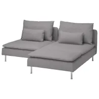 Canapea Ikea Soderhamn (5483800) Stofă / Gray