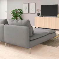 Canapea Ikea Soderhamn (5483800) Stofă / Gray photo 2