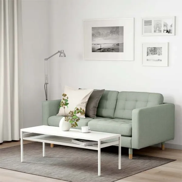 Canapea Ikea Landskrona (5285986) Poliester / Light green photo 3