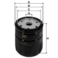 Filtru de ulei Wix Filters WL7074-12 WX-WL7074-12 photo 2