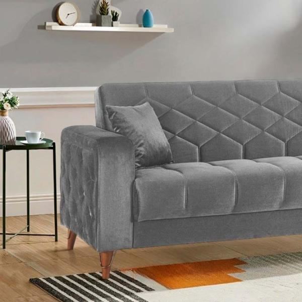 Canapea Fabulous Melisa (5752897) Velur / Gray photo 3