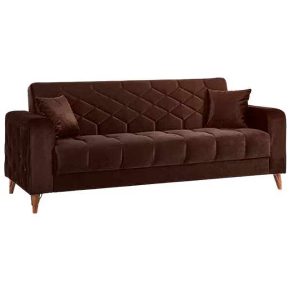 Canapea Fabulous Melisa (5757017) Velur / Brown photo 1 Canapea Fabulous Melisa (5757017) Velur / Brown photo 1