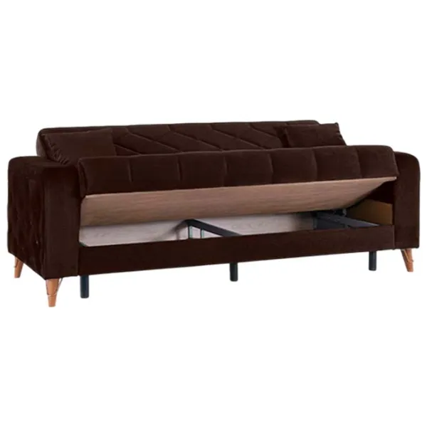 Canapea Fabulous Melisa (5757017) Velur / Brown photo 2 Canapea Fabulous Melisa (5757017) Velur / Brown photo 2