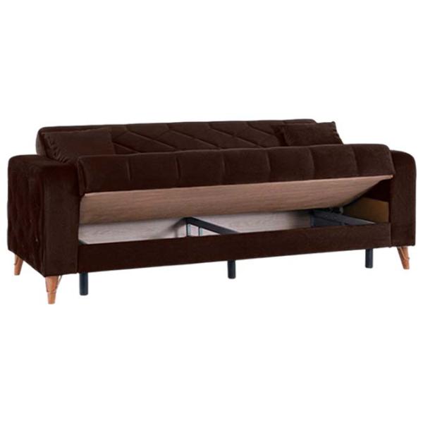 Canapea Fabulous Melisa (5757017) Velur / Brown photo 2 Canapea Fabulous Melisa (5757017) Velur / Brown photo 2