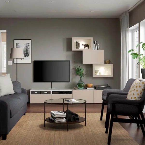 Living Ikea Besta Non-modulară / White photo 3