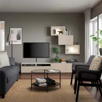 Living Ikea Besta Non-modulară / White photo 3
