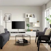 Living Ikea Besta Non-modulară / White photo 3