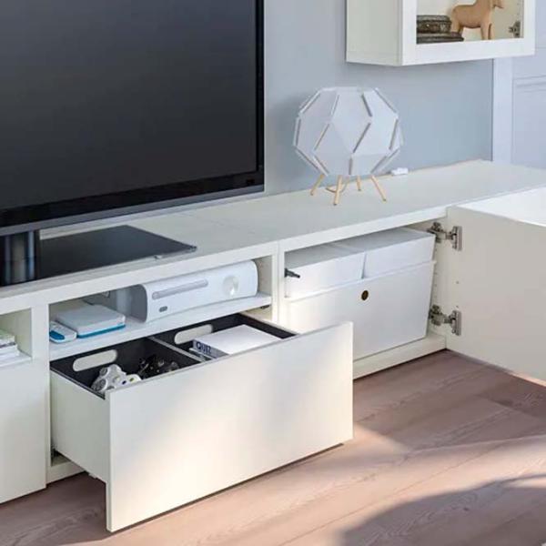Living Ikea Besta Non-modulară / White photo 7