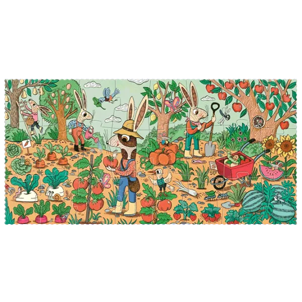 Puzzle Londji Rabbit's Garden 3+/ Numărul de piese: 24 photo 1 Puzzle Londji Rabbit's Garden 3+/ Numărul de piese: 24 photo 1