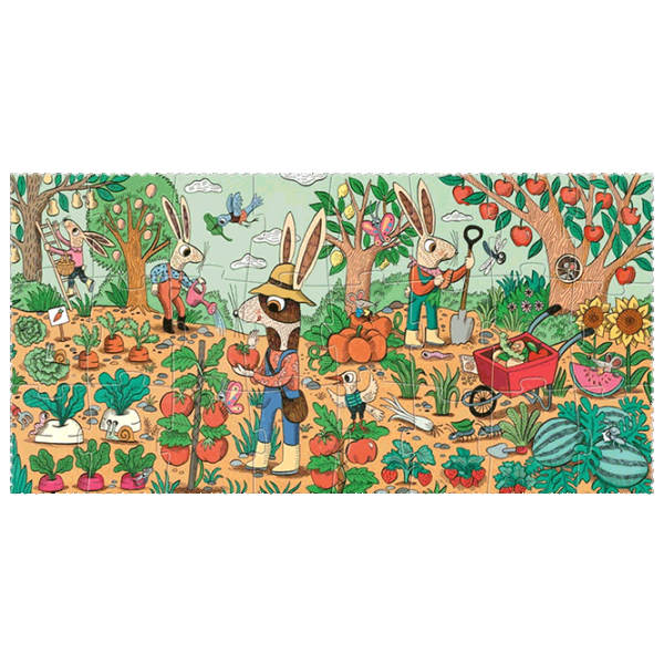 Puzzle Londji Rabbit's Garden 3+/ Numărul de piese: 24 photo 1 Puzzle Londji Rabbit's Garden 3+/ Numărul de piese: 24 photo 1