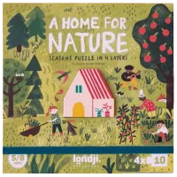 Puzzle Londji A home for nature 5+/ Numărul de piese: 40