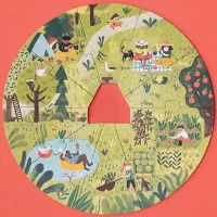 Puzzle Londji A home for nature 5+/ Количество деталей: 40 photo 6