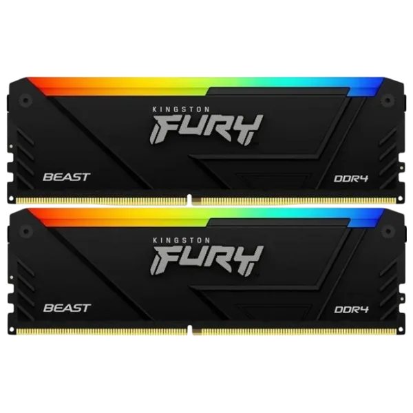 Оперативная память Kingston FURY Beast RGB KF436C17BB2AK2/16  / DDR4 / 16 ГБ photo 1