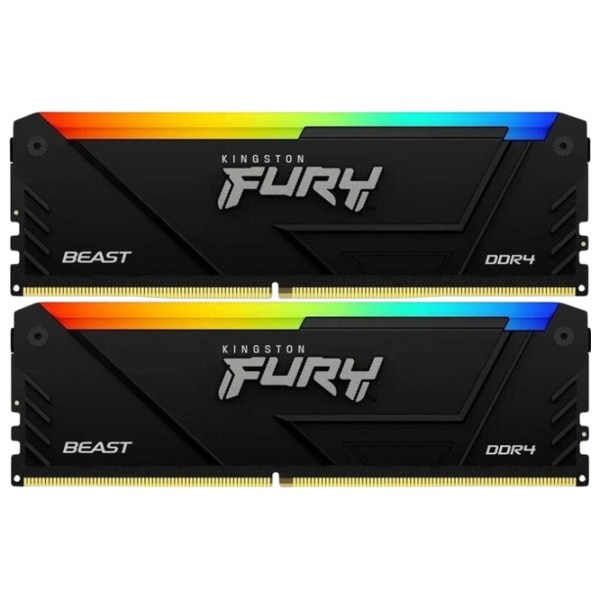 Оперативная память Kingston FURY Beast RGB KF436C17BB2AK2/16  / DDR4 / 16 ГБ photo 1