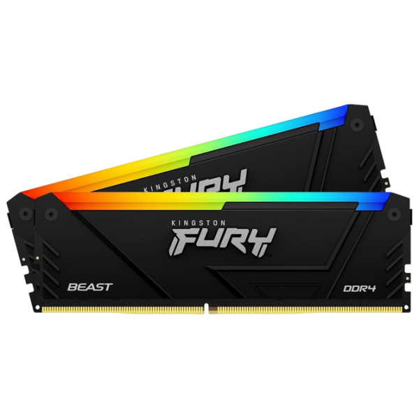 Оперативная память Kingston FURY Beast RGB KF436C17BB2AK2/16  / DDR4 / 16 ГБ photo 2