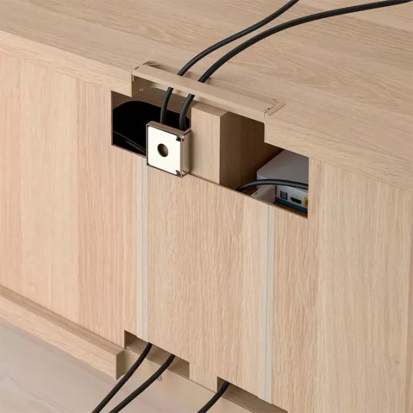 Гостиная Ikea Besta Немодульная / Белый дуб photo 3