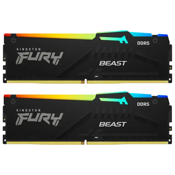 Оперативная память Kingston FURY Beast RGB KF564C32BBEAK2/32  / DDR5 / 32 ГБ photo 1