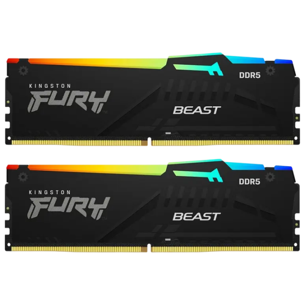 Оперативная память Kingston FURY Beast RGB KF564C32BBEAK2/32  / DDR5 / 32 ГБ photo 1