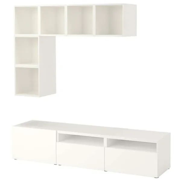 Living Ikea Besta/Eket Non-modulară / White photo 1 Living Ikea Besta/Eket Non-modulară / White photo 1