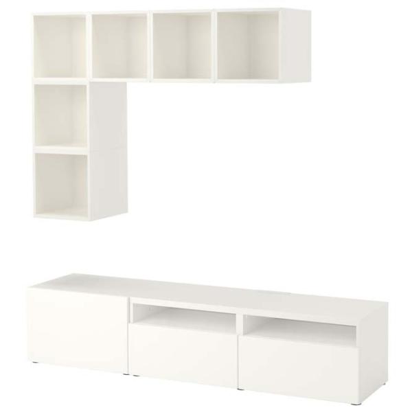 Living Ikea Besta/Eket Non-modulară / White photo 1 Living Ikea Besta/Eket Non-modulară / White photo 1