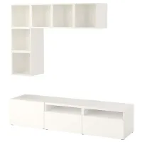 Гостиная Ikea Besta/Eket Немодульная / White