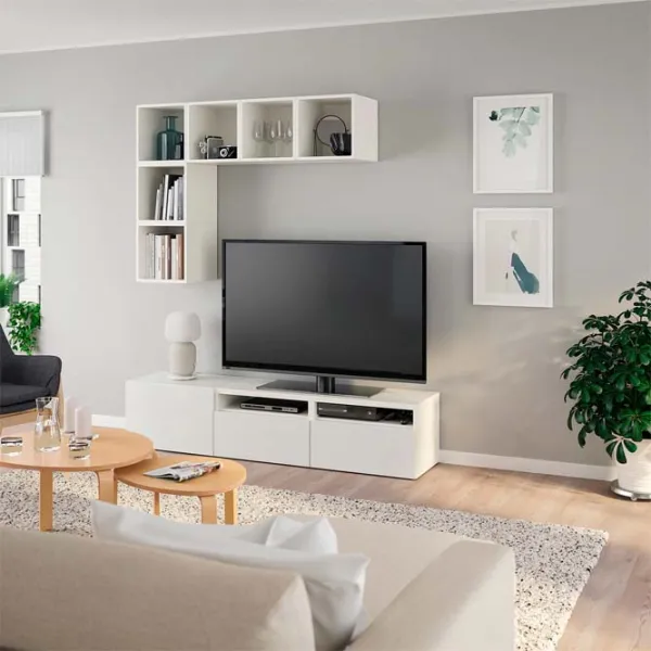 Living Ikea Besta/Eket Non-modulară / White photo 4 Living Ikea Besta/Eket Non-modulară / White photo 4