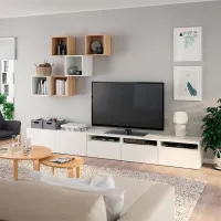 Living Ikea Besta/Eket Modulară / Oak photo 3