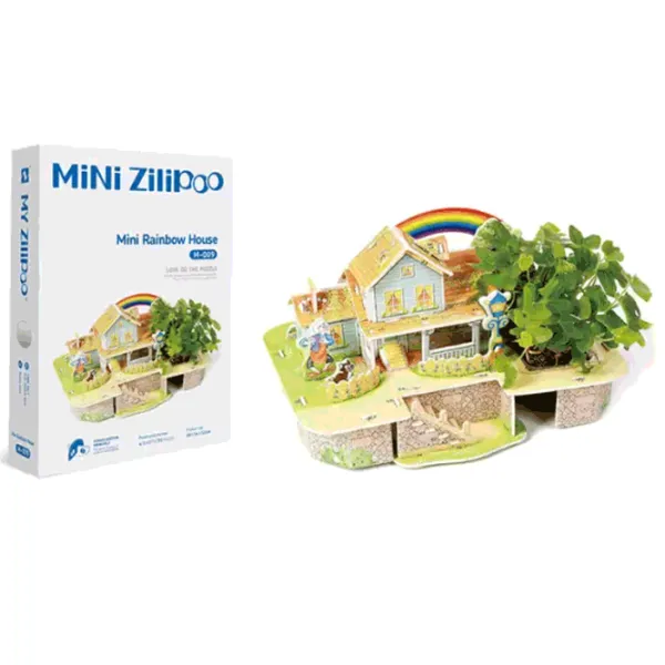Puzzle Zilipoo Mini Rainbow House / Numărul de piese: 35 photo 3